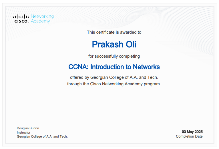 CCNA: Introduction to Networks